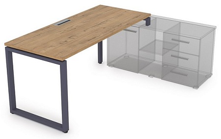 Стол рабочий, прямолинейный, правый СТП-О.989