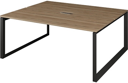 Бенч двойной на 2 рабочих места на металлокаркасе НТМП.О.Б2-200