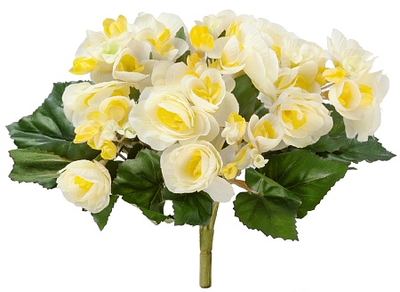 Бегония куст лимонно-жёлтый в-15 см 12/72 20.1087Y