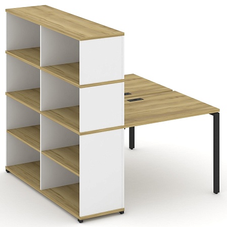 Рабочая станция с опорным стеллажом с надставкой высокой CN.DRS-213