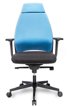 Кресло синхр,3D,черн,подг 4U 600 3D black MH YI009 headrest