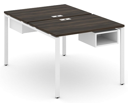 Рабочая станция двух сторонняя с подвесными тумбами на 2 места CN.DRS-101