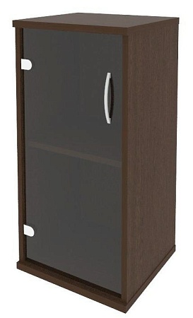 Шкаф низкий узкий левый (1 низкая дверь стекло) А.СУ-3.2 (L)