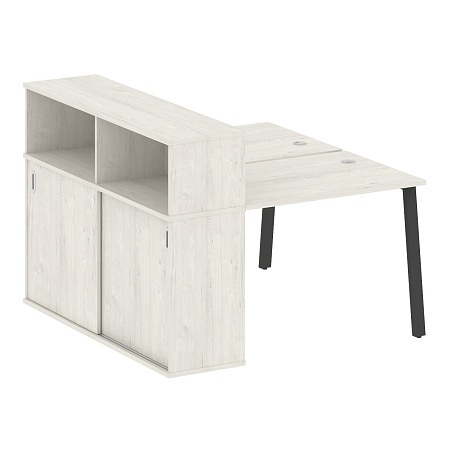 Рабочая станция на А-образном м/к с опорным шкафом-купе БА.РС-СШК-2.1