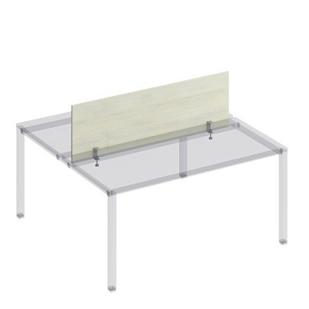 Экран настольный фронтальный с кронштейнами для ра...