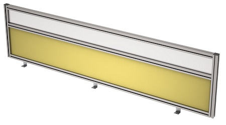 Барьер фронтальный в алюминевом профиле, вставка с...