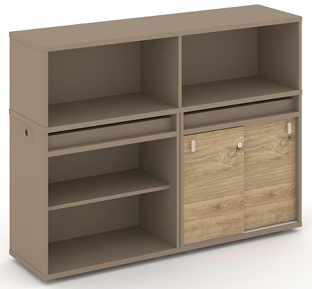 Набор №9. Тумба двойная + низкая надставка ES.NB.2N-9