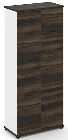 Шкаф одна широкая секция, 5 ниш (2 фасада ЛДСП, 3 ниши + 2 фасада ЛДСП, 2 ниши) CN.STS-515 B/W