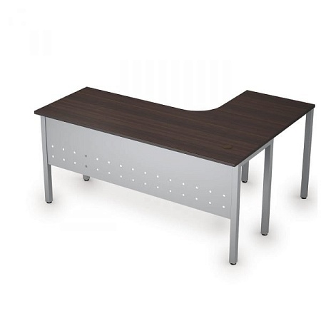 Стол на металлических опорах, экран металл 2МК.132L