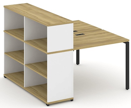 Рабочая станция с опорным стеллажом с надставкой низкой CN.DRS-209