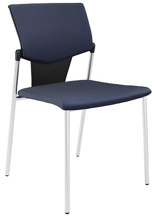 AKTIVA Стул, каркас Хром, Пластик Черный ЦБ-00014093