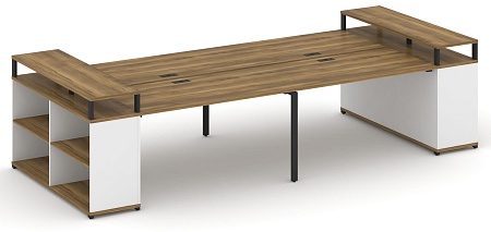 Рабочая станция с опорными стеллажами с верхними горизонтами CN.DRS-251