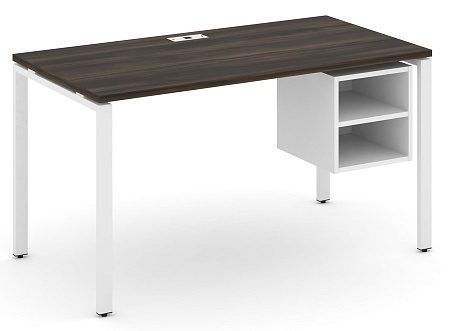 Стол рабочий с подвеснй тумбой с двумя открытыми нишами CN.SP-107