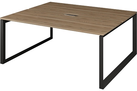 Бенч двойной на 2 рабочих места на металлокаркасе НТМП.О.Б2-180