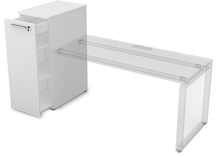 Тумба с выкатной секцией высокая 9Т.019