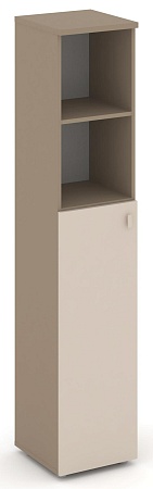 Шкаф высокий узкий левый (1 средний фасад ЛДСП) ES.SU-1.6(L)