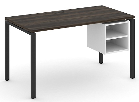 Стол рабочий с подвеснй тумбой с двумя открытыми нишами CN.SP-107