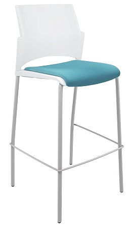 RESTART барный, каркас Серый, Пластик Белый ЦБ-00011299