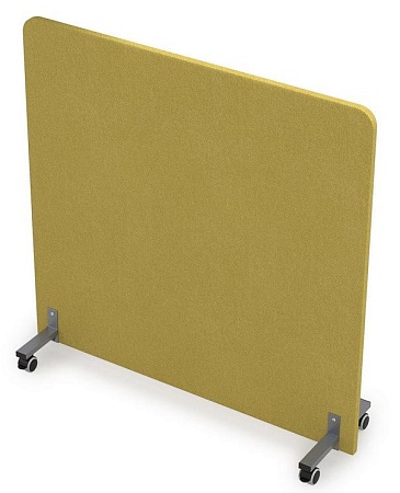 Акустическая мобильная перегородка на стационарных...