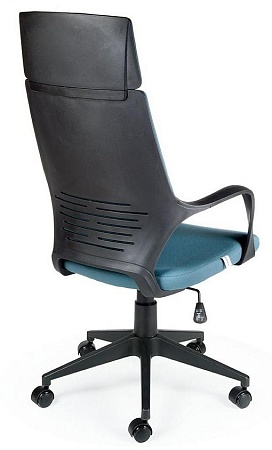 Кресло офисное IQ (black plastic blue) CX0898H-1-56