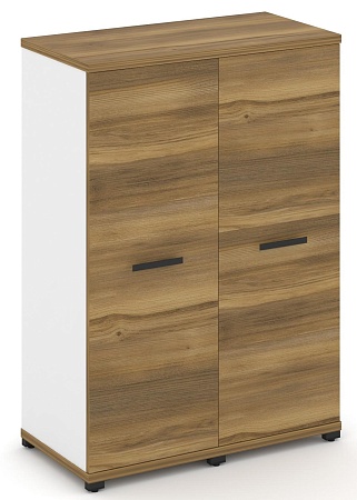 Шкаф две узкие секции, 3 ниши (2 фасада ЛДСП, 3 ниши) CN.STU-326 B/W