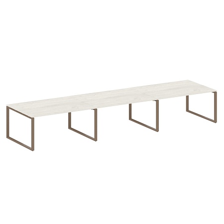 Переговорный стол (3 столешницы) на О-образном м/к БО.ПРГ-3.4