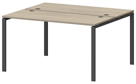 Бенч двойной на металлокаркасе СМС2-П-14К.120.Пр25