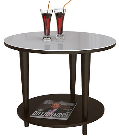 Журнальный столик Beauty Style 10 (Венге/Стекло бе...