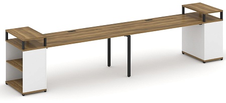 Рабочая станция с опорными стеллажами с верхними горизонтами CN.ORS-208