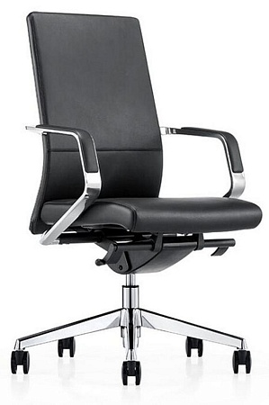 Кресло офисное Сиена LB B 1811 black leather