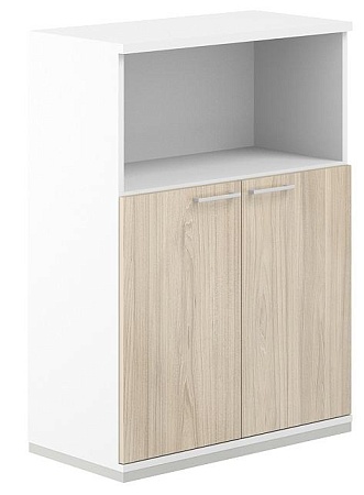 Шкаф 3 ур. 800 с нишей AG.216.WH.WH.WH
