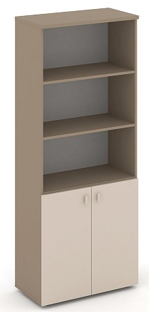Шкаф высокий широкий (2 низких фасада ЛДСП) ES.ST-1.1