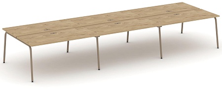 Рабочая станция на 6 мест с лючком ES.D.RS-6.4-LK