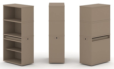 Набор №1. Тумба одиночная + высокая надставка ES.NB.1V-1