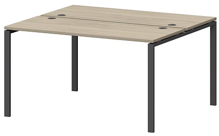 Бенч двойной на металлокаркасе СМС2-П-16К.120.Пр25