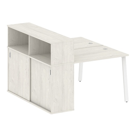 Рабочая станция на А-образном м/к с опорным шкафом-купе БА.РС-СШК-2.1