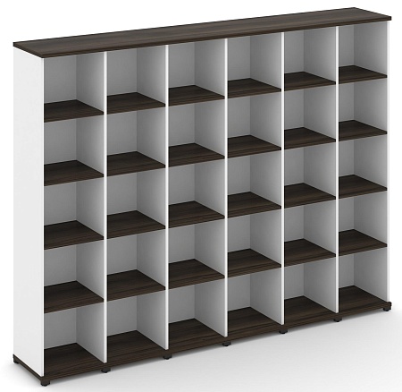 Стеллаж шесть узких секций, 5 ниш CN.STU-560