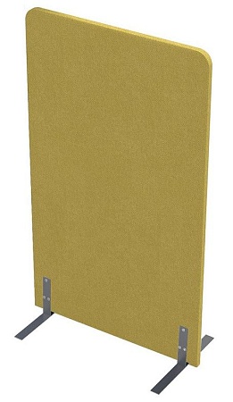 Акустическая мобильная перегородка на стационарных...