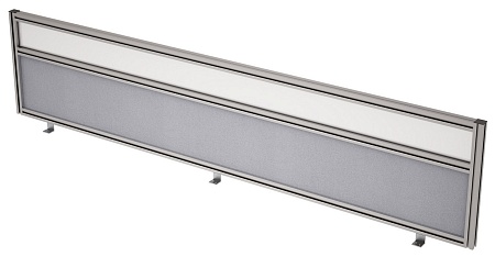 Барьер фронтальный в алюминевом профиле, вставка с...