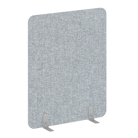 Перегородки на металлических опорах на фетровых по...