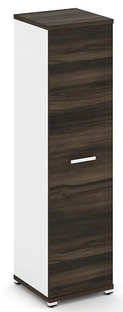 Шкаф одна узкая секция, 4 ниши (фасад ЛДСП, 4 ниши) CN.STU-416 B/W