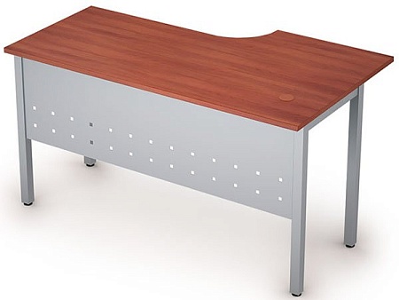 Стол на металлических опорах, экран металл 2МК.142L