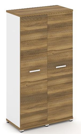 Шкаф две узкие секции, 4 ниши (2 фасада ЛДСП, 4 ниши) CN.STU-426 B/W