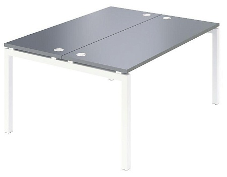 Бенч двойной на металлокаркасе СМС2-П-14К.120.Пр25