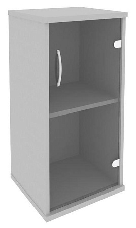 Шкаф низкий узкий правый (1 низкая дверь стекло) А.СУ-3.2 (R)