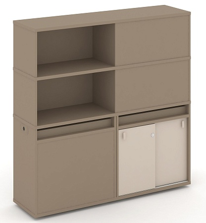 Набор №21. Тумба двойная + высокая надставка ES.NB.2V-21