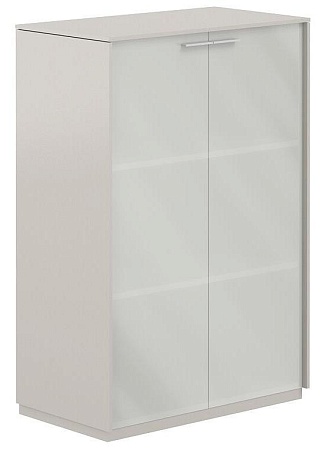 Шкаф средний со стеклом мат. NZ-0335