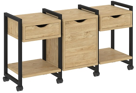 Тумба на колесных опорах наборная. Вариант №6 VR.L-TN-6.K