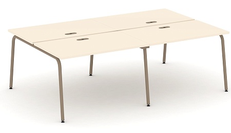 Рабочая станция на 4 места с лючком ES.D.RS-4.2-LK