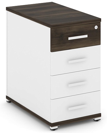 Тумба опорная/приставная 4 ящика. CN.TGO-002 B/W